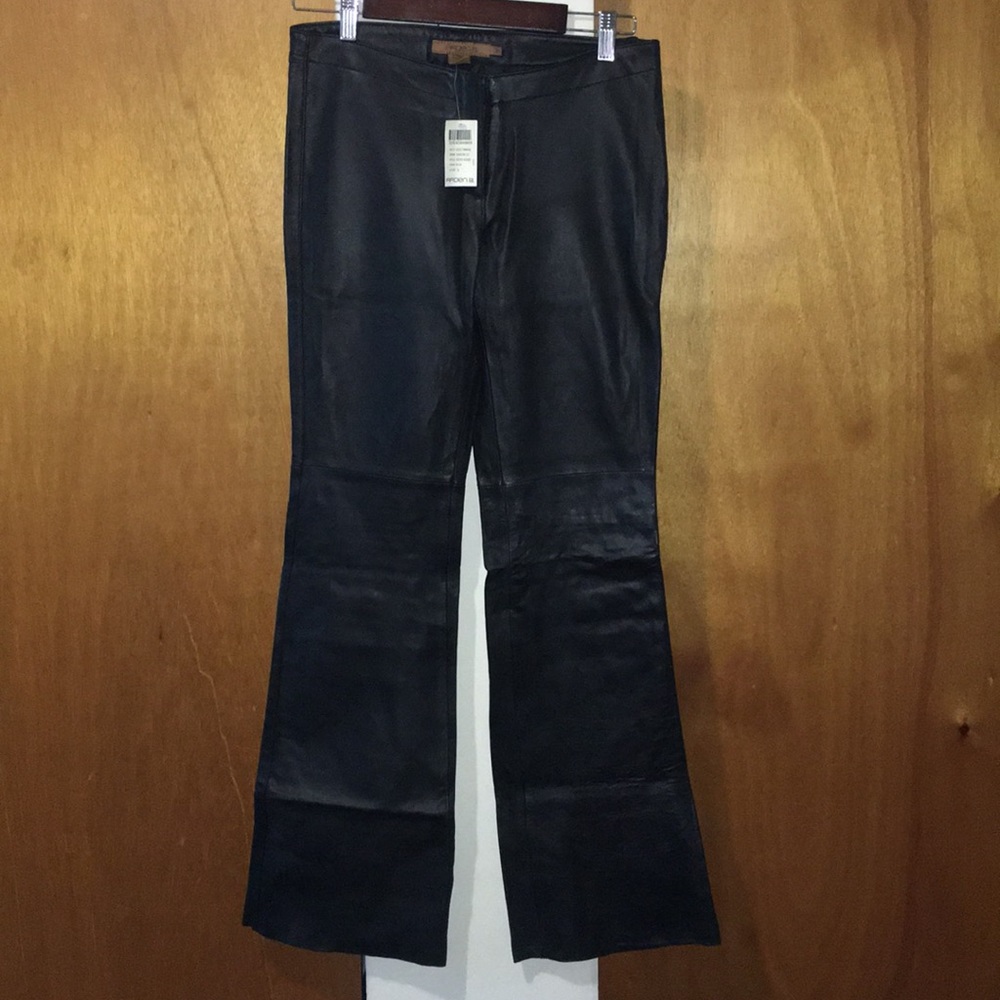 ♣️NWT Genuine Leather Flare Pants